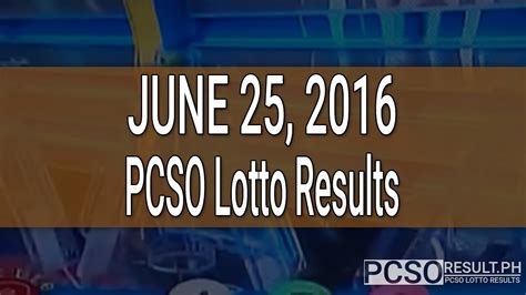 ez2 result june 2016|Lotto Results — June 25, 2016.